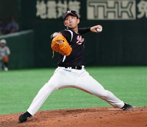 ロッテ先発の小島（撮影・長久保 豊） ― スポニチ Sponichi Annex 野球