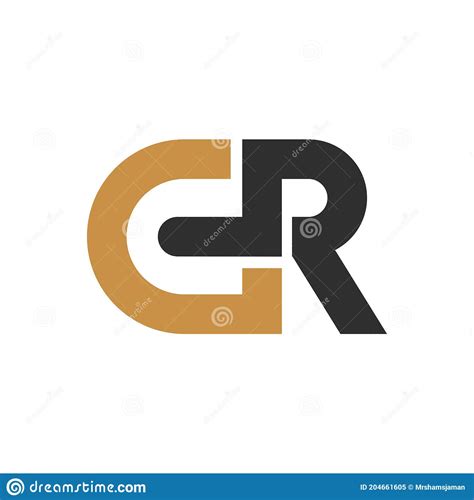 Modelo De Design De Vetor De Logotipo De Letra Inicial Gr Ou Rg