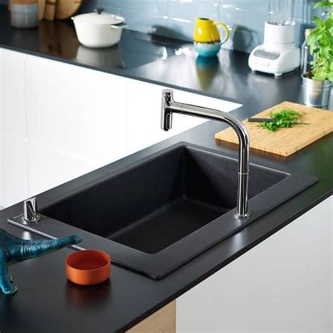 Hansgrohe S F Bowl Graphite Black Kitchen Sink