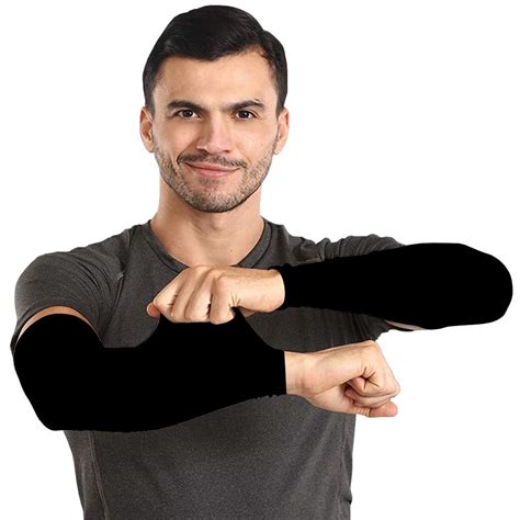 Arm Sleeves For Man And Women Nylon Black Clothing And Accessories