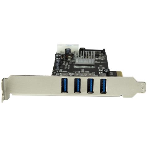 Startech 4 Port Pci Express Pcie Superspeed Usb 3 0 Card Adapter W 2 Dedicated 5gbps