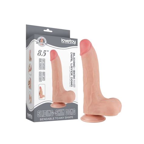 Realistische Dildo Sliding Skin 22 Cm Huidskleur Kopen Bij Sextoyland