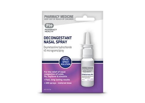 DECONGESTANT NASAL SPRAY – Pharmacy Health