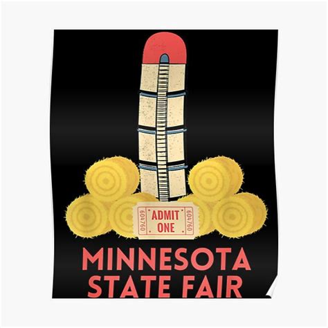 Minnesota State Fair Farm Boy State Fair Ticket Poster For Sale By