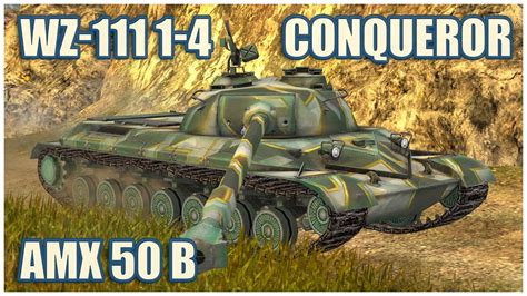 Wz Model Conqueror Amx B Wot Blitz Gameplay Youtube