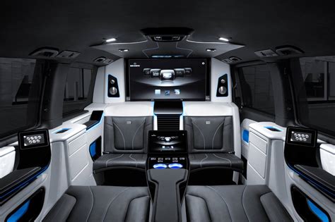 Brabus Tunes Mercedes Benz V Class Turns It Into Business Lounge Autoevolution