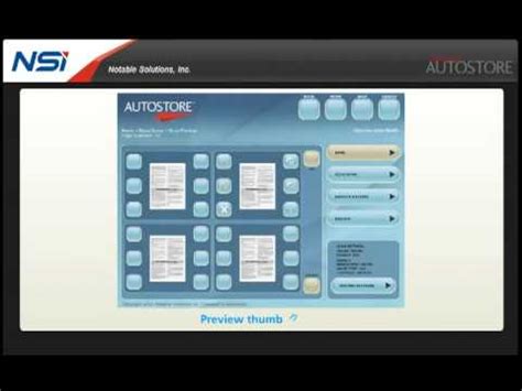 Nsi Autostore Solution Youtube