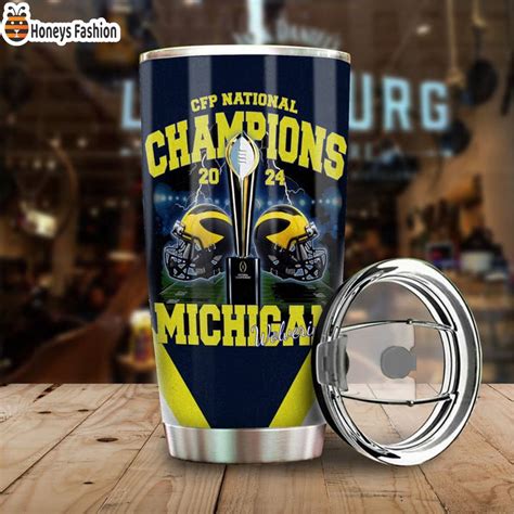 Hot Michigan Wolverines Cfp National Champions Tumbler