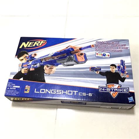 Nerf N Strike Longshot Cs 6 Elite Blue Hobbies And Toys Toys And Games On