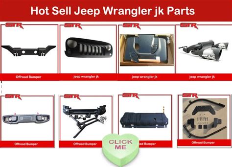 Illustrated Diagram Of Jeep Wrangler Body Components