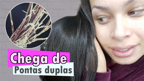 Como Tirar Pontas Duplas Do Cabelo Em Casa I Corte Bordado Youtube