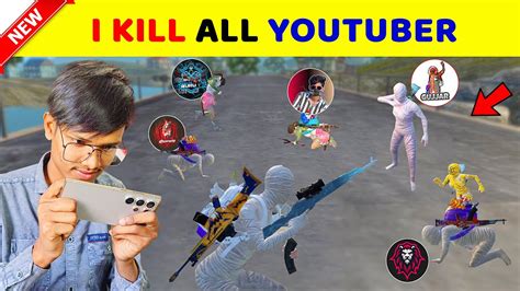 Pubg Lite All Big Youtubers In One Match🔥youtubers Vs Youtuber Intense