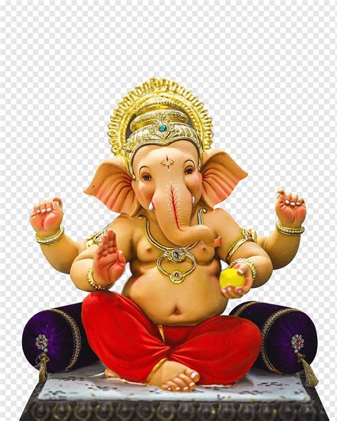 Ganesha God Png Picture God Ganesha Gold Color India Png Image For