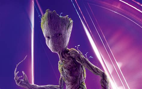 Маленький Грут обои HD (2560×1600) – Groot guards galaxy wallpaper