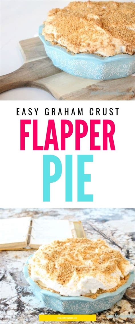 Flapper Pie the Easiest Pie You will ever Make | Flapper pie, Graham cracker recipes, Vanilla ...