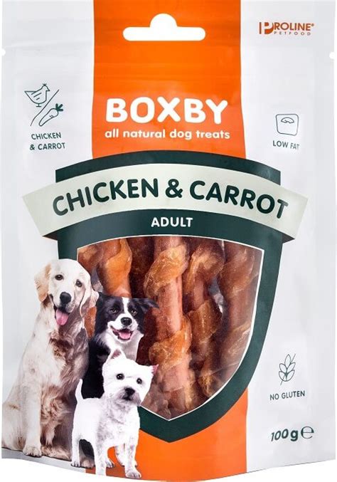 Boxby Sticks au poulet avec carottes pour chien Bon marché