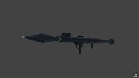 RPG Rocket Launcher High Detail 3D model | CGTrader