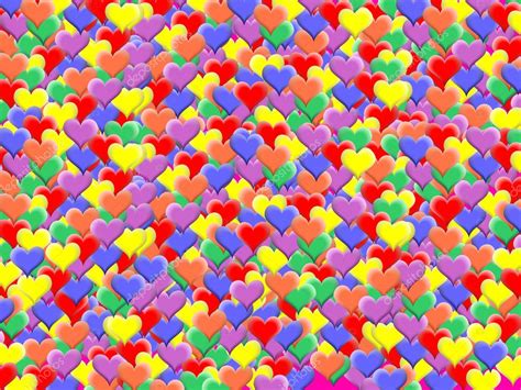 Colored Hearts Collage — Stock Photo © pdesign #1829696