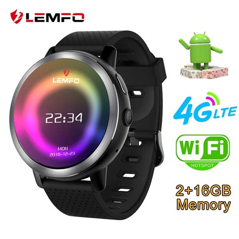 LEMFO LEM8 Android 7 1 Smart Watch 4G LTE Wifi GPS Smartwatch Phone RAM