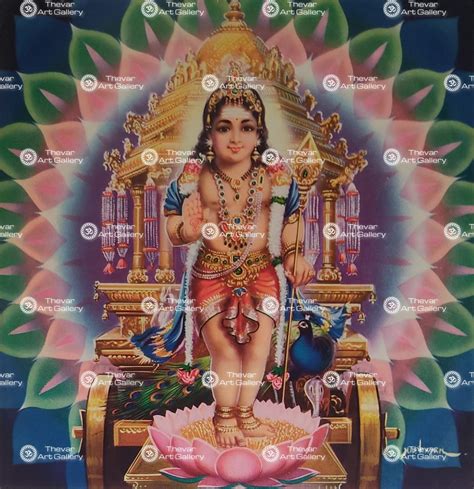 Buy Artist N P Rajan Vintage In Online Kartikeya Murugan Skanda