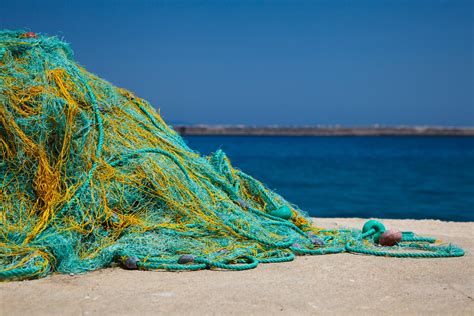 Fishing Nets And Sea Free Stock Photo - Public Domain Pictures