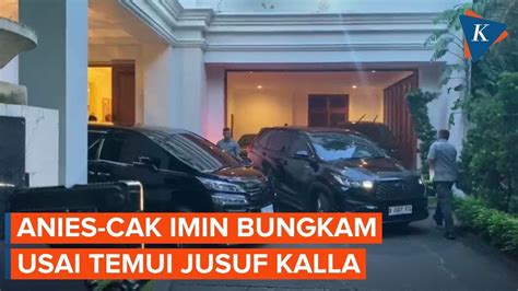 Anies Dan Cak Imin Temui Jusuf Kalla Usai Pantau Quick Count Pilpres