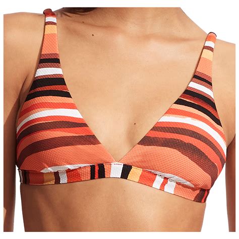 Seafolly Sun Stripe Longline Tri Bikini Top Damen Online Kaufen