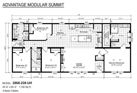 Advantage Modular Summit 2868 238 Uh By Oakwood Homes Of London