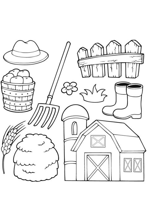 Coloriage Ferme Gratuit Imprimer