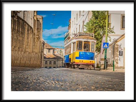 Plakat Żółty Tramwaj 28 Lizbona Tappy pl