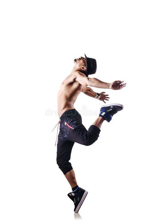 Nude Dancer On White Stock Photo Image Of Leap Balance 27169974