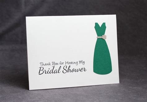 Bridal Shower Hostess Thank You Card, Wedding Shower Hostess Card