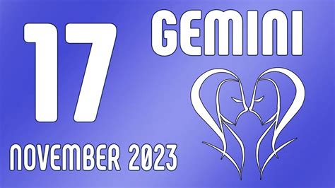 Gemini ♊ 💥 𝐓𝐡𝐢𝐬 𝐈𝐬 𝐖𝐨𝐧𝐝𝐞𝐫𝐟𝐮𝐥 🌟💫 Horoscope For Today November 17 2023