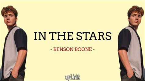 Benson Boone In The Stars Lirik Dan Terjemahan YouTube