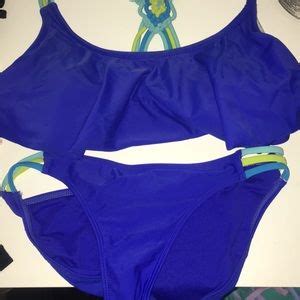 Xhilaration Swim Deep Blue Bikini Poshmark