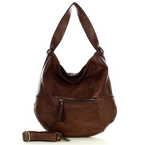 Torebka Sk Rzana Z Kieszonk Hobo Bag Handmade Marco Mazzini