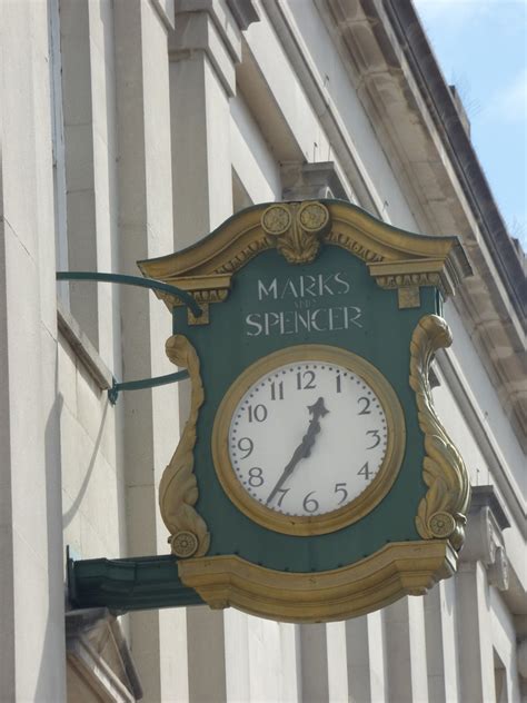 Marks & Spencer - High Street, Cheltenham - clock | Heading … | Flickr