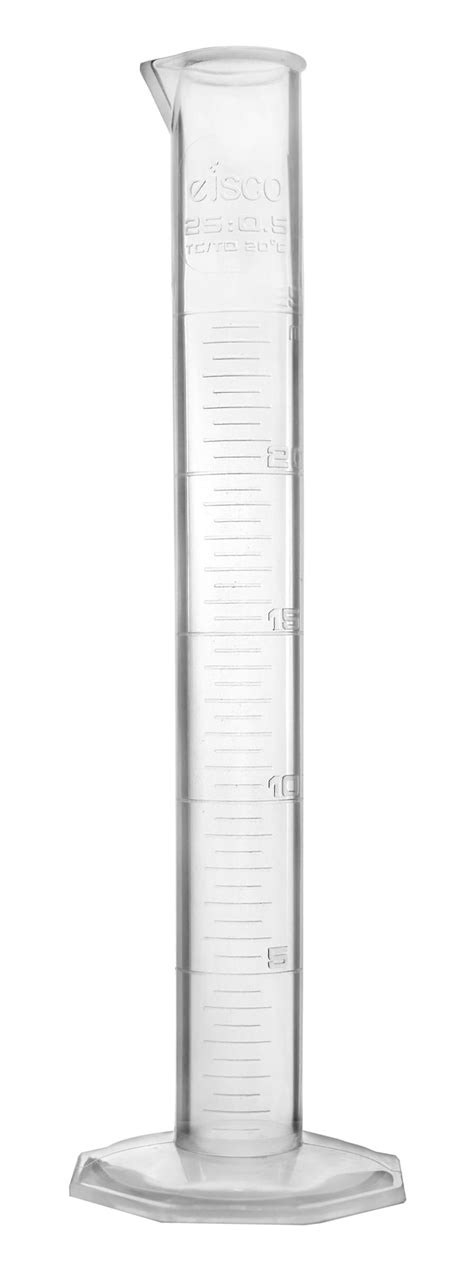 Eisco Graduated Cylinder Premium Polypropylene Hexagonal Base