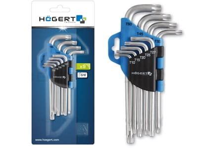 Klucze Torx Zestaw 9 Sztuk HOGERT HT1W814 Hogert Sklep EMPIK