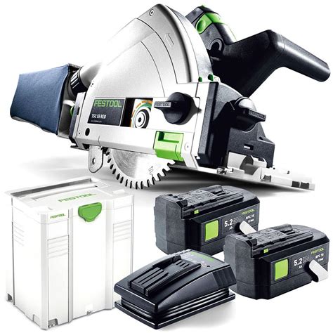 Festool TSC 55 REB Plus 5 2Ah Li 18V X 2 5 2Ah 160mm 6 1 4 Cordless