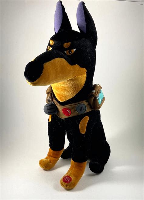 Disney Store Pixar Up Movie Alpha Dog Talking Plush Doberman 13 Not