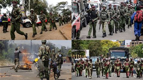 Happening Now Uuui Heavy Security Deployed In Nairobi Ahead Of Raila