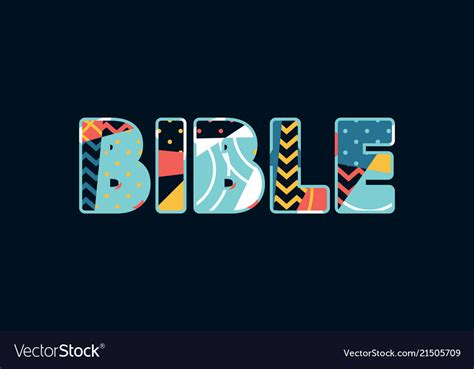 Bible Concept Word Art Royalty Free Vector Image