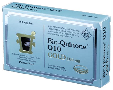 Pharma Nord Bio Quinone Active Gold Mg Kapsulas Gab Pieg De