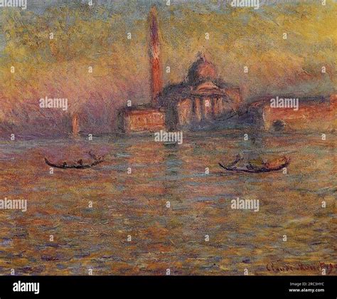 San Giorgio Maggiore 2 1908 By Claude Monet Stock Photo Alamy