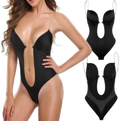 Body Dos Nu Soutien Gorge Invisible Bodysuit Lingerie Sous V Tement