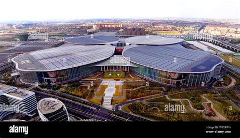 An Aerial View Of The National Exhibition And Convention Center