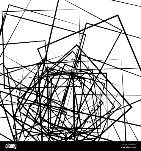 Abstract geometric art image. Monochrome, black and white Stock Vector ...