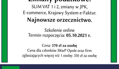 Aktualności Stowarzyszenie Księgowych w Polsce Oddział Okręgowy w Opolu