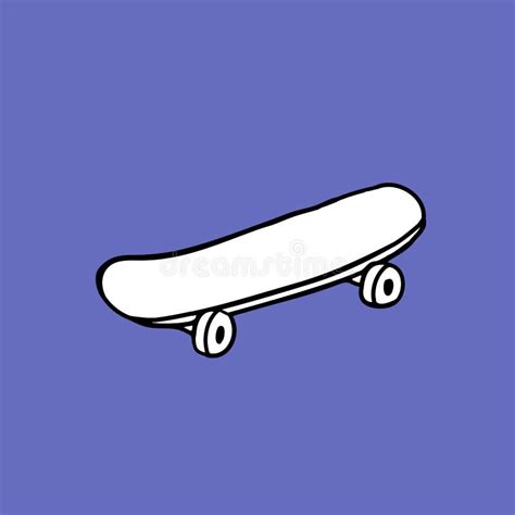 Skateboard Doodle Icon Stock Illustration Illustration Of Freestyle 179684580